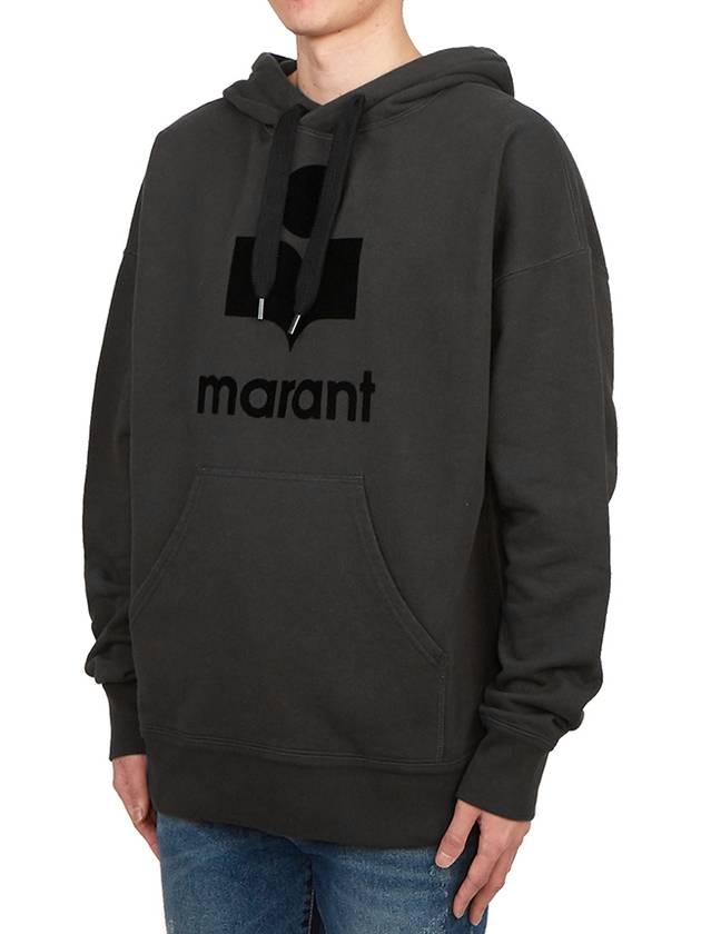 Miley Logo Hoodie Faded Black - ISABEL MARANT - BALAAN 3