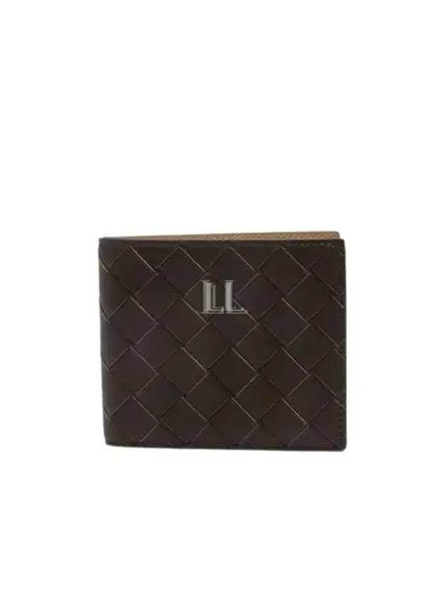 Intrecciato Bifold Half Wallet Khaki - BOTTEGA VENETA - BALAAN 2