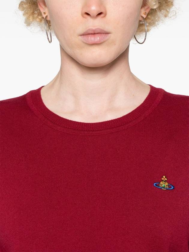 ORB Logo Knit Top Red - VIVIENNE WESTWOOD - BALAAN 3