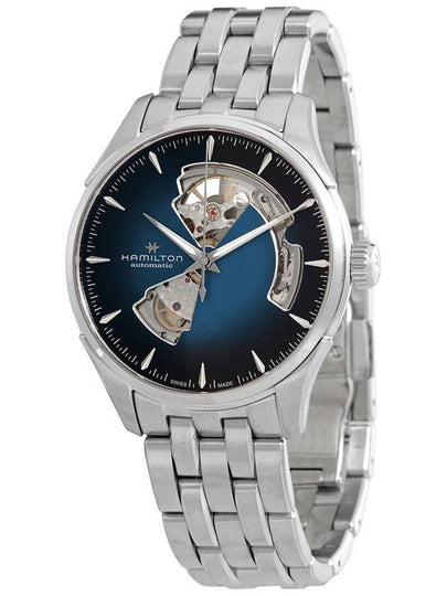 Jazzmaster Automatic 40MM Silver Watch Deep Blue - HAMILTON - BALAAN 2