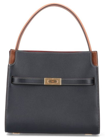 Lee Radziwill Small Double Tote Bag Black - TORY BURCH - BALAAN 2