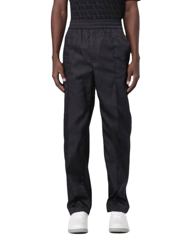 nylon track pants black - VALENTINO - BALAAN 1