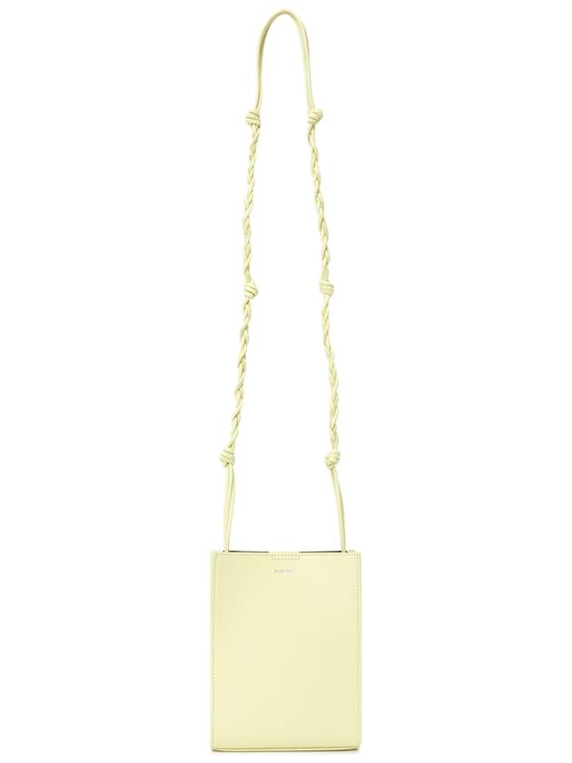 Women's Tangle Small Leather Shoulder Bag Lemon - JIL SANDER - BALAAN 8