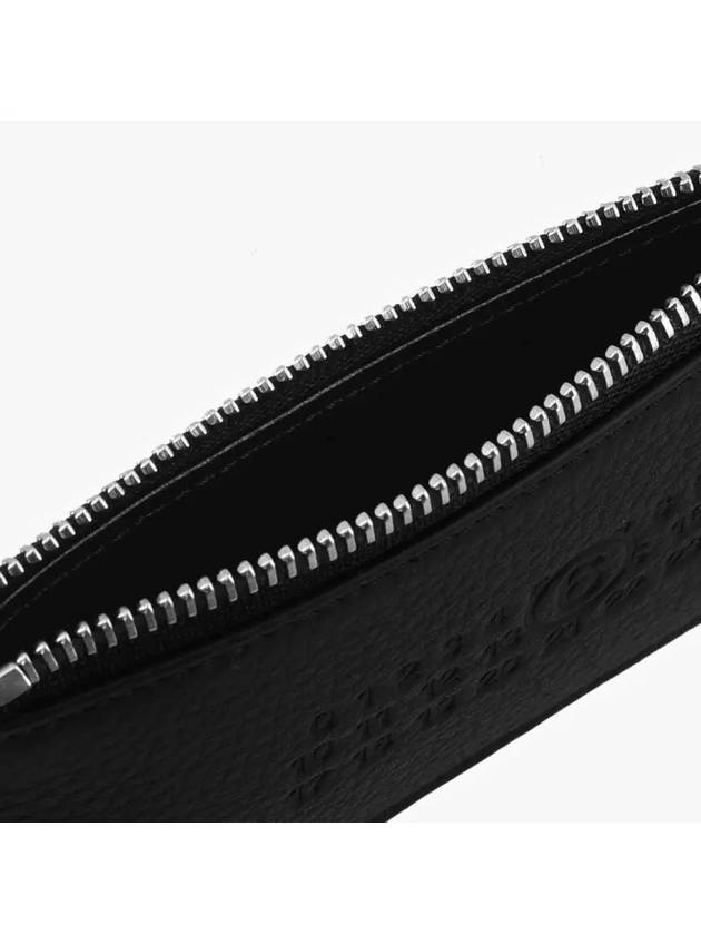 Embossed Logo Card Wallet Black - MAISON MARGIELA - BALAAN 4