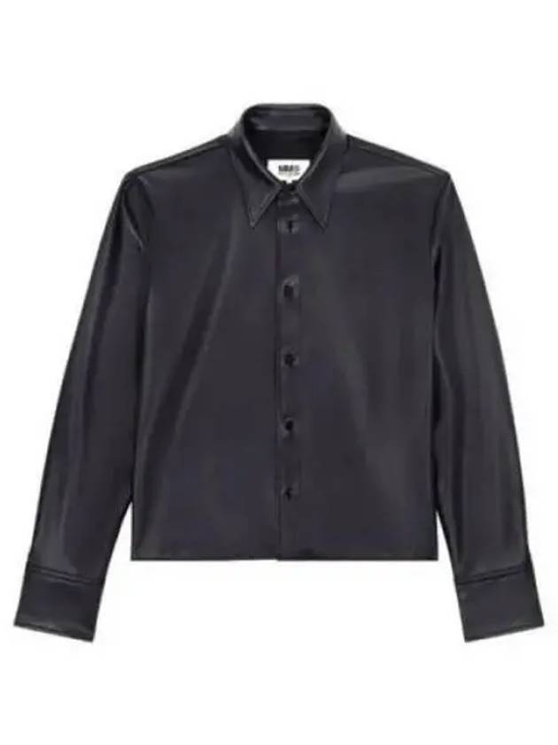 Button Faux Long Sleeve Shirt Black - MAISON MARGIELA - BALAAN 2