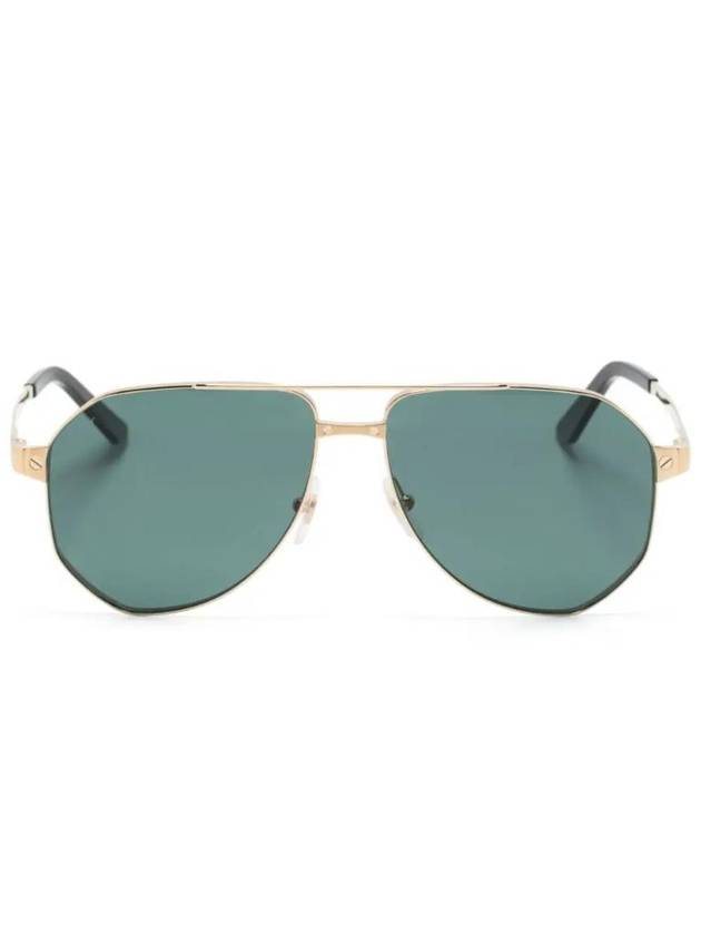 Eyewear Santos Pilot Frame Sunglasses CT0461S - CARTIER - BALAAN 1