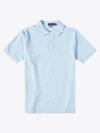 Men's Pony Slim Fit Short Sleeve Polo Shirt Azura - POLO RALPH LAUREN - BALAAN 2