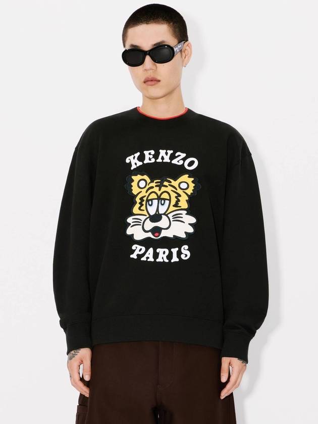 Verdy Market Genderless Embroidered Sweatshirt Black - KENZO - BALAAN 4