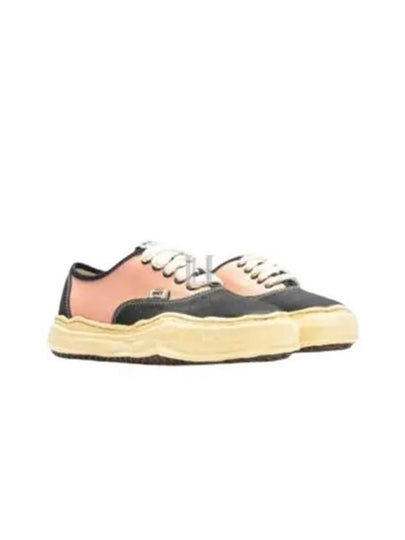 Baker VL OG Sole Canvas Low Top Sneakers Black Pink - MIHARA YASUHIRO - BALAAN 2