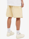 Wappen Patch Shadow Bermuda Shorts Beige - STONE ISLAND - BALAAN 5