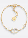 Petit CD Crystal Bracelet Gold - DIOR - BALAAN 2