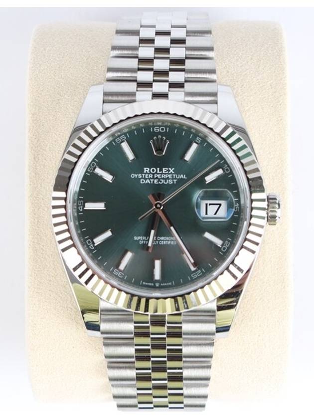 Rolex Datejust 41 Mint Green 22 Years - ROLEX - BALAAN 1