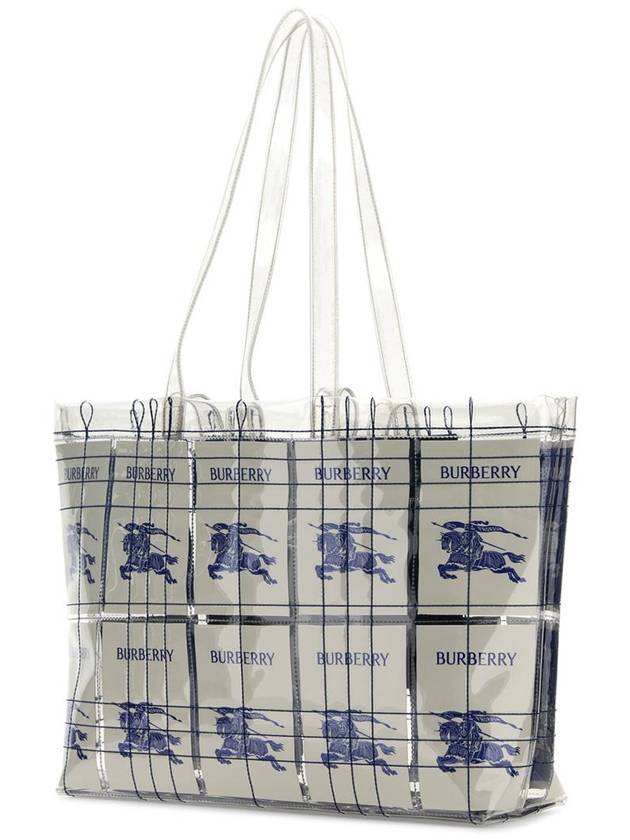 EKD Label Tote Bag White - BURBERRY - BALAAN 3