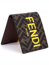 fabric half wallet brown - FENDI - BALAAN 4