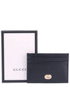 Interlocking Card Wallet Black - GUCCI - BALAAN 4