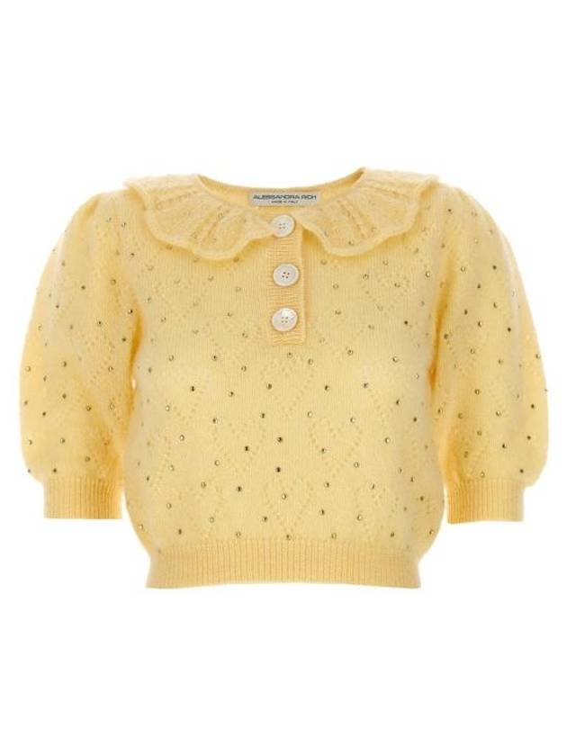 Sweater FABX3651K42629088 YELLOW - ALESSANDRA RICH - BALAAN 1