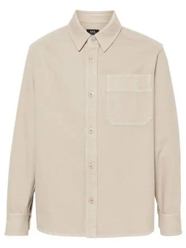 Basile Brodee Long Sleeve Shirt Beige - A.P.C. - BALAAN 2