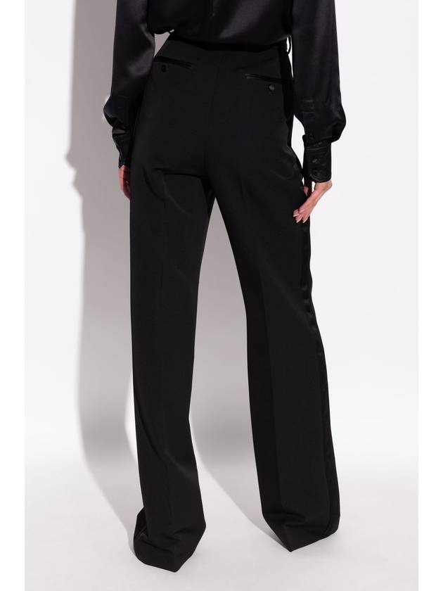 Dolce & Gabbana Wool Trousers, Women's, Black - DOLCE&GABBANA - BALAAN 4