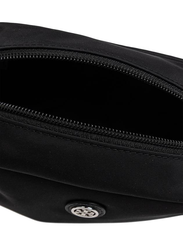 Tory Burch Cosmetic Bag With Logo-shaped Appliqué, Women's, Black - TORY BURCH - BALAAN 2