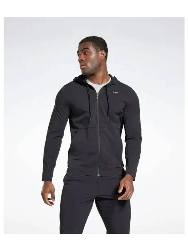 Performance hooded zip up black HG6730 - REEBOK - BALAAN 1