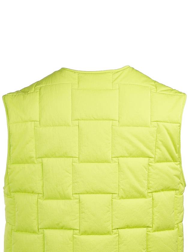 Intrecciato Padding Vest Acid Kiwi - BOTTEGA VENETA - BALAAN 6