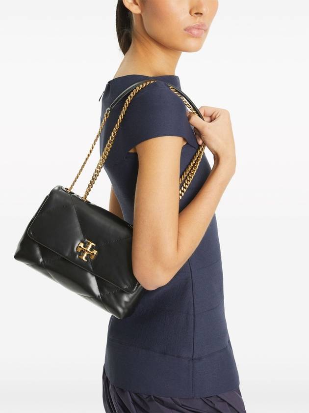 Kira Diamond Quilted Shoulder Bag Black - TORY BURCH - BALAAN 3