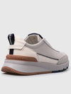 Leather Low-Top Sneakers Beige - BRUNELLO CUCINELLI - BALAAN 5