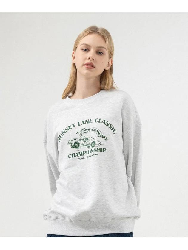 CHAMPION BUNNY SWEATSHIRTS LIGHT MELANGE - POLYGRAM - BALAAN 6