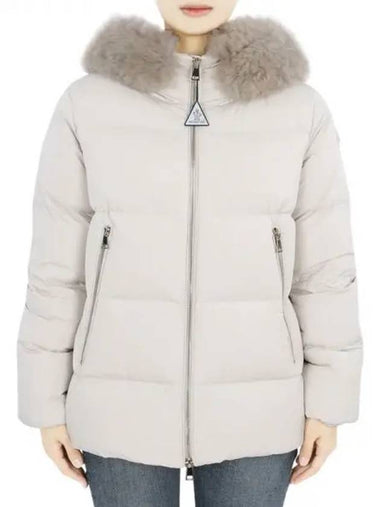 Women s LAICHEFUR down padded jacket beige 1A00174 54AQE 051 1217277 - MONCLER - BALAAN 1