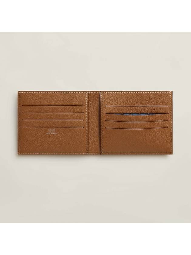 Citizen Twill Compact Half Wallet Brown - HERMES - BALAAN 3