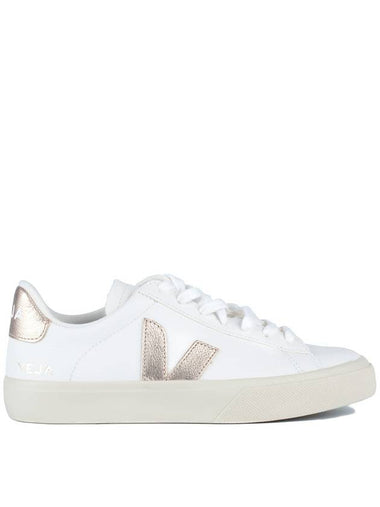 Veja Field Leather White Platine - VEJA - BALAAN 1