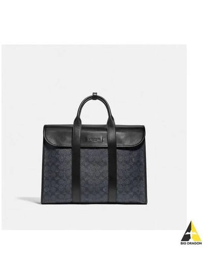 Gotham Signature Canvas Briefcase Black - COACH - BALAAN 2