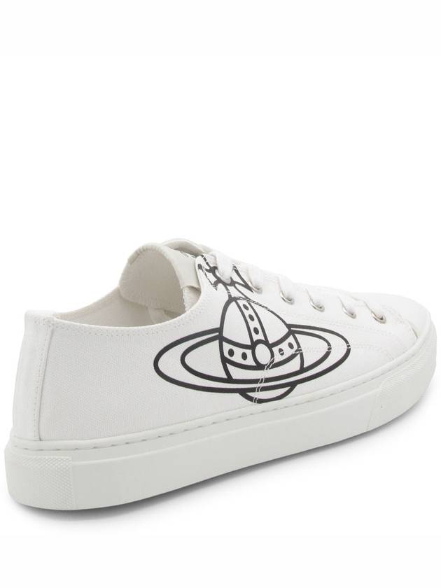 ORB Logo Low Top Sneakers White - VIVIENNE WESTWOOD - BALAAN 6