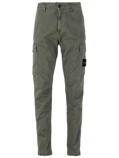 Compass Badge Cargo Straight Pants Green - STONE ISLAND - BALAAN 2