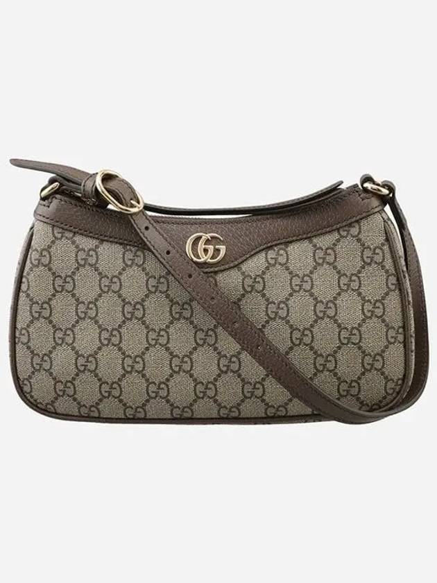 Ophidia GG Small Canvas Shoulder Bag Beige Ebony - GUCCI - BALAAN 2