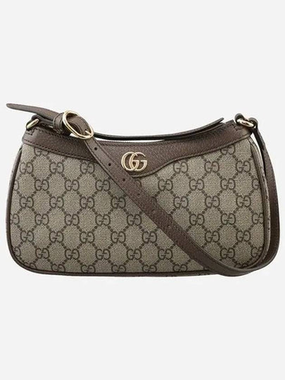 Ophidia GG Small Canvas Shoulder Bag Beige Ebony - GUCCI - BALAAN 2