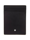 Meisterstück Pocket 4cc Leather Card Wallet Black - MONTBLANC - BALAAN 3