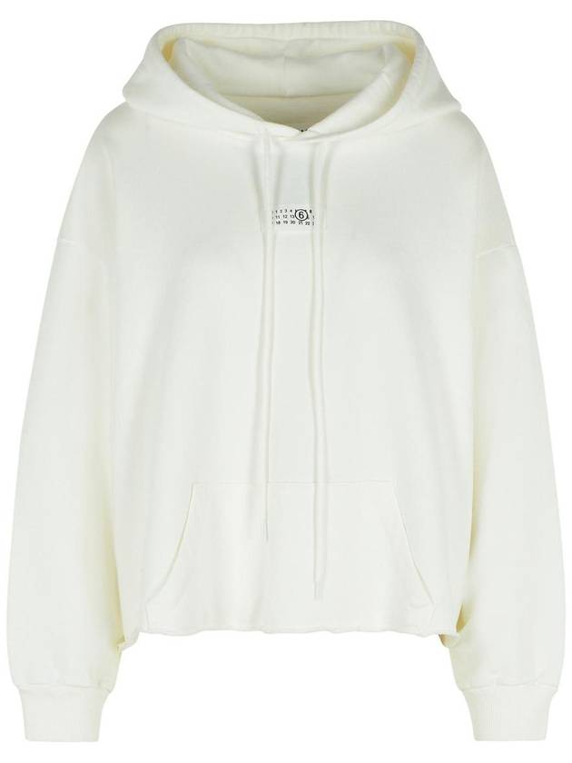 Mm6 Maison Margiela White Cotton Sweatshirt - MAISON MARGIELA - BALAAN 1