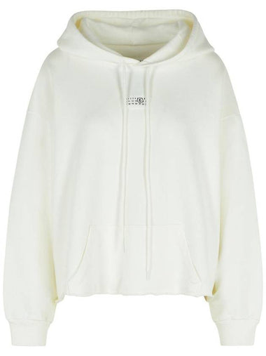 Mm6 Maison Margiela White Cotton Sweatshirt - MAISON MARGIELA - BALAAN 1