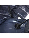 1C51300 68950 742 MOKA Glossy Navy Long Padding - MONCLER - BALAAN 5