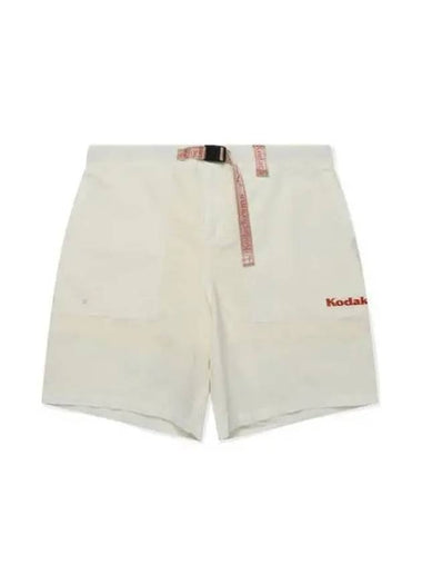 KODAK Apparel Trip Nature Tint Seersucker Dying Shorts IVORY - KODO - BALAAN 1