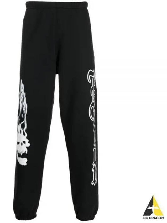 Heron Preston FLAMI Army SKULL SWEATPANTS CH027F22JER001 1001 Framing - HERON PRESTON - BALAAN 1