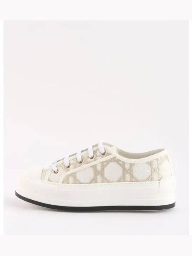 Walk'N'Dior Platform Low Top Sneakers White - DIOR - BALAAN 2