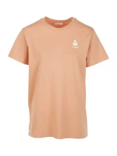 Aby Logo Short Sleeve T-Shirt Papaya Orange - ISABEL MARANT - BALAAN 2