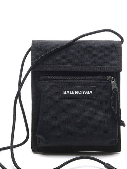 Logo Nylon Cross Bag Black - BALENCIAGA - BALAAN 2