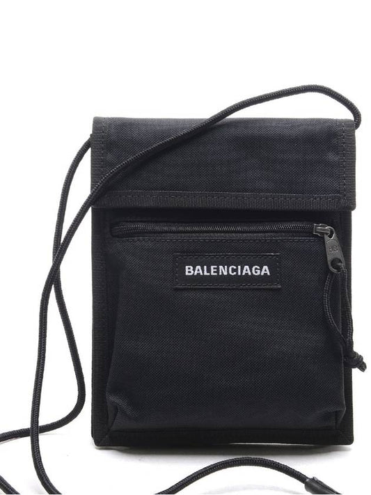 nylon cross bag black - BALENCIAGA - BALAAN.