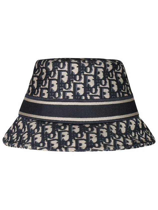 The Oblique Small Brim Bucket Hat Navy - DIOR - BALAAN.