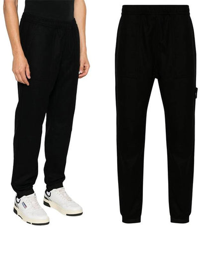 Ghost Regular Track Pants Black - STONE ISLAND - BALAAN 2