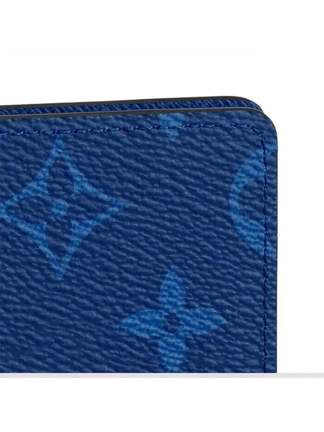 Men's Pocket Organizer Card Wallet Blue - LOUIS VUITTON - BALAAN 3