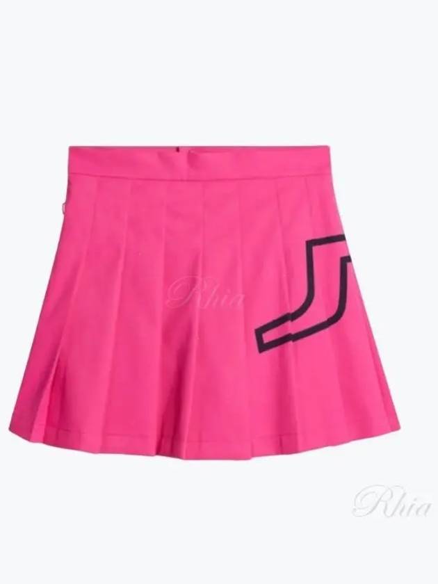 Naomi Pleated Skirt Fuchsia Purple - J.LINDEBERG - BALAAN 2